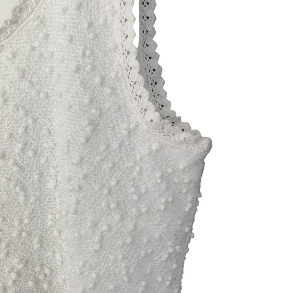 Joseph Ribkoff Textured White Mini Dress 4 - Picture 2 of 5